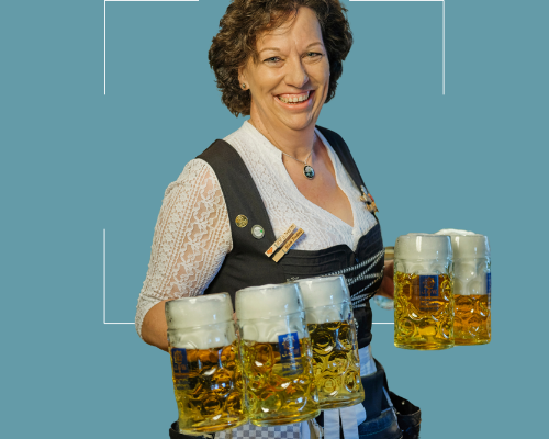 Wiesn-Bedienung Maggy Prijak